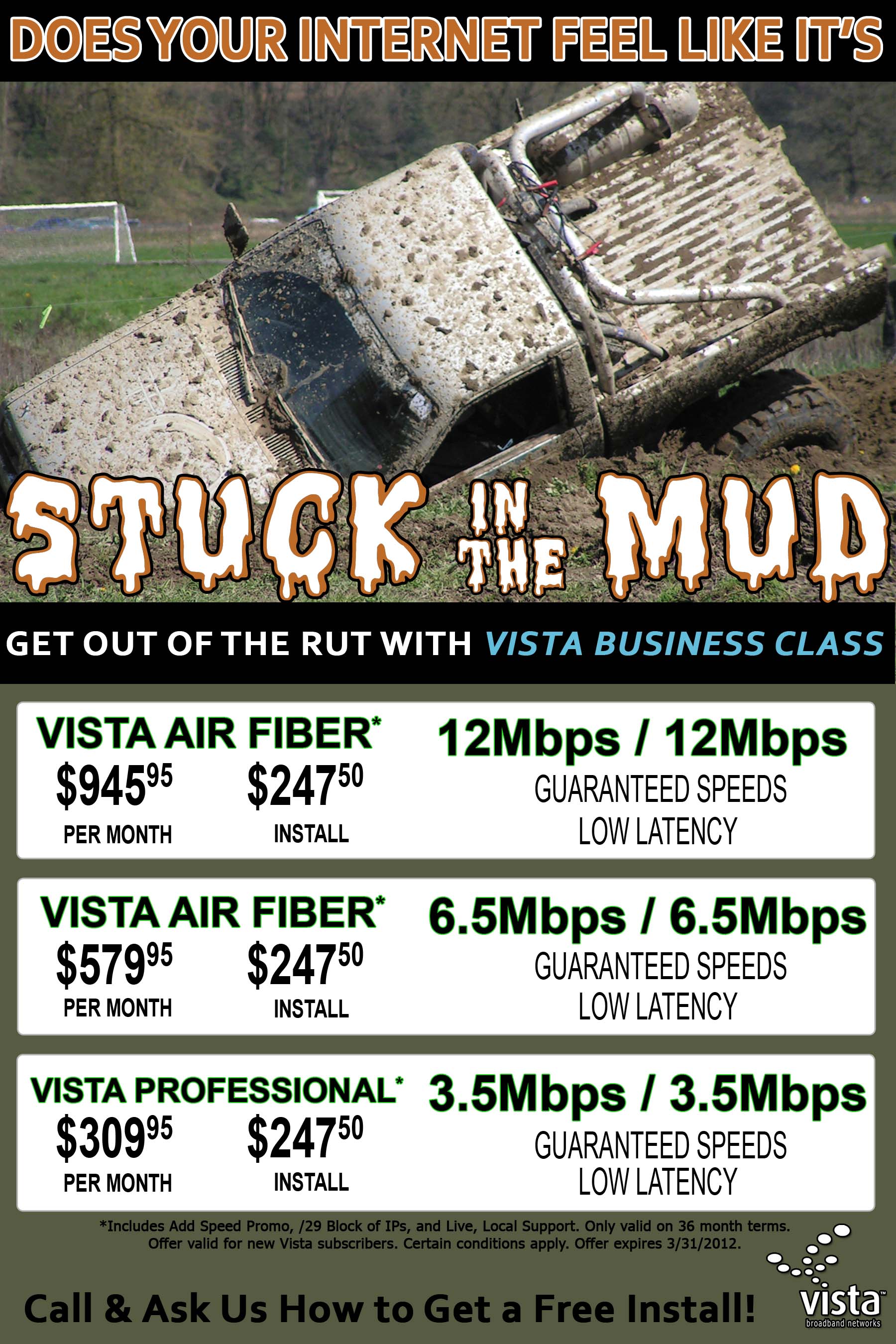 Stuck In The Mud Ad
